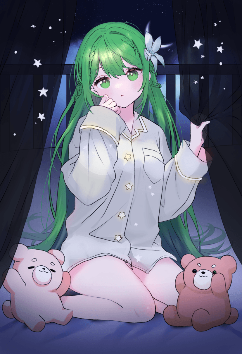 dreamy purple commission sample 1