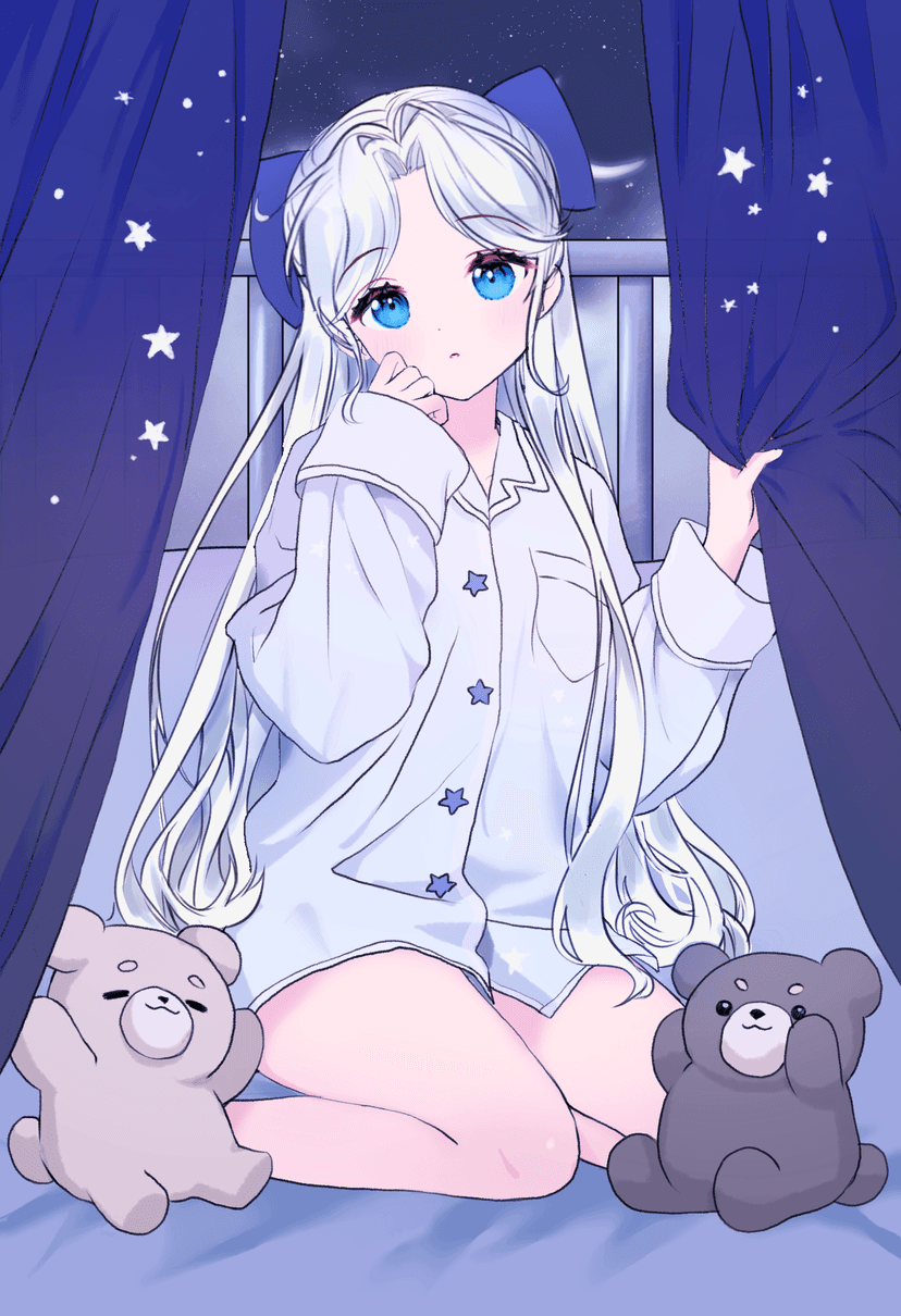 dreamy purple commission sample 4