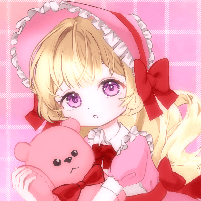 teddy bear and me commission sample 2